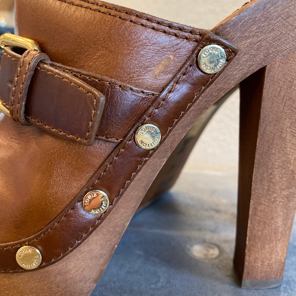 Louis Vuitton Leather Clogs - Picture 5 of 16